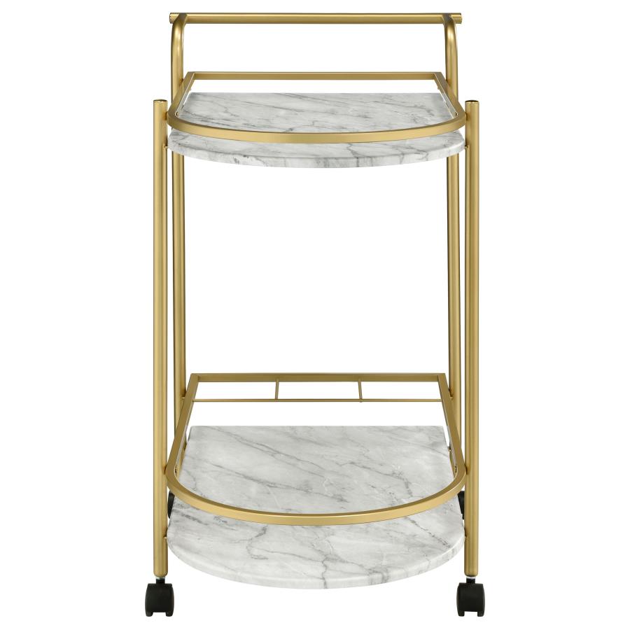 Desiree Gold Bar Cart - MyWaynesHome #