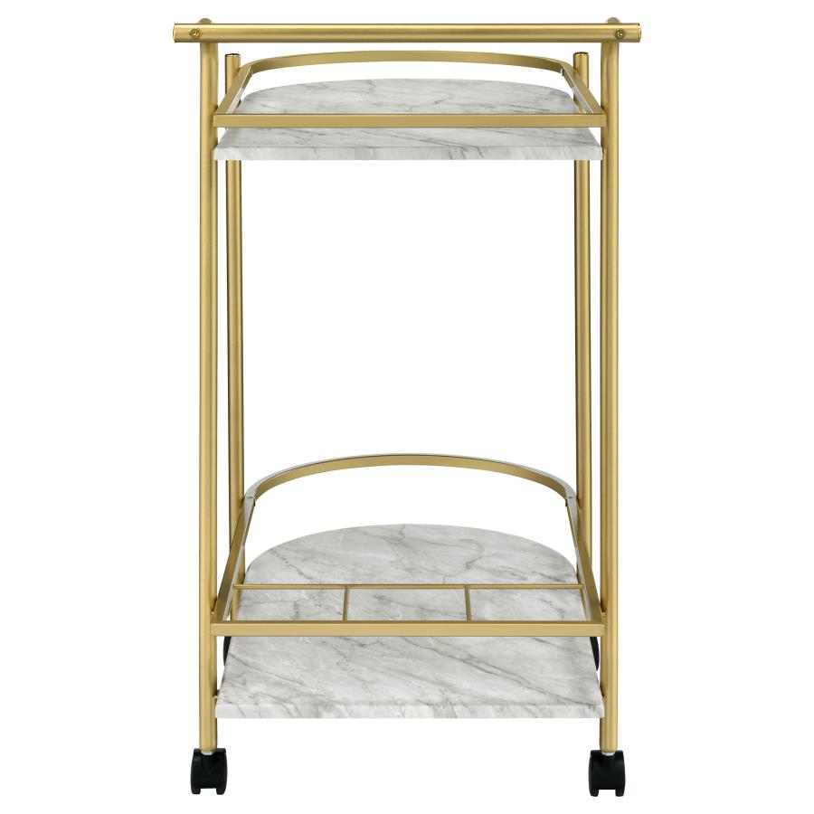 Desiree Gold Bar Cart - MyWaynesHome #