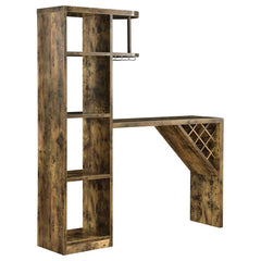 Belvedere Brown Home Bar - MyWaynesHome #