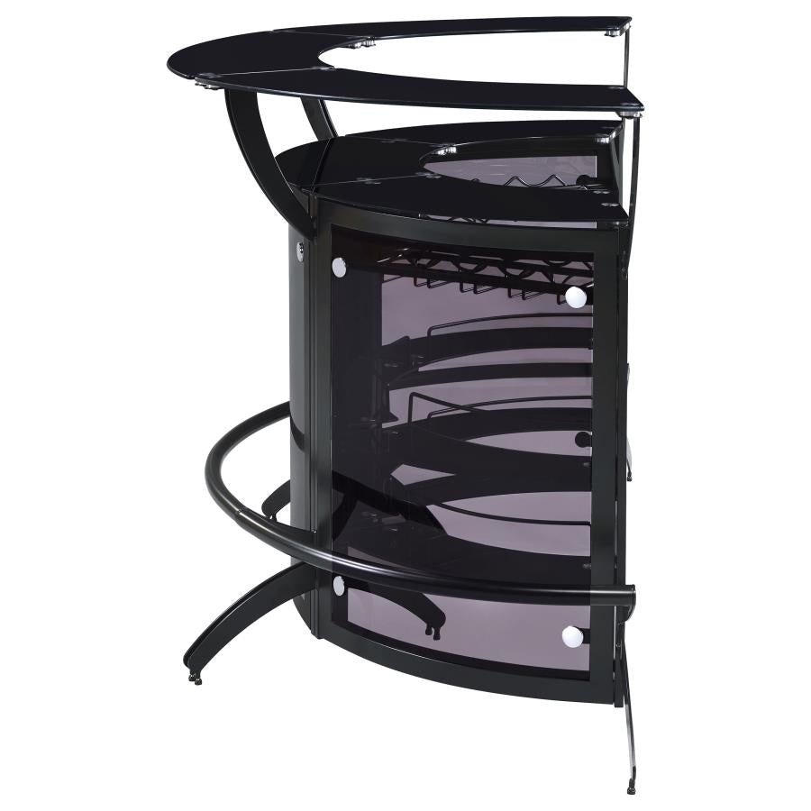 Dallas Black 3 Pc Home Bar - MyWaynesHome #