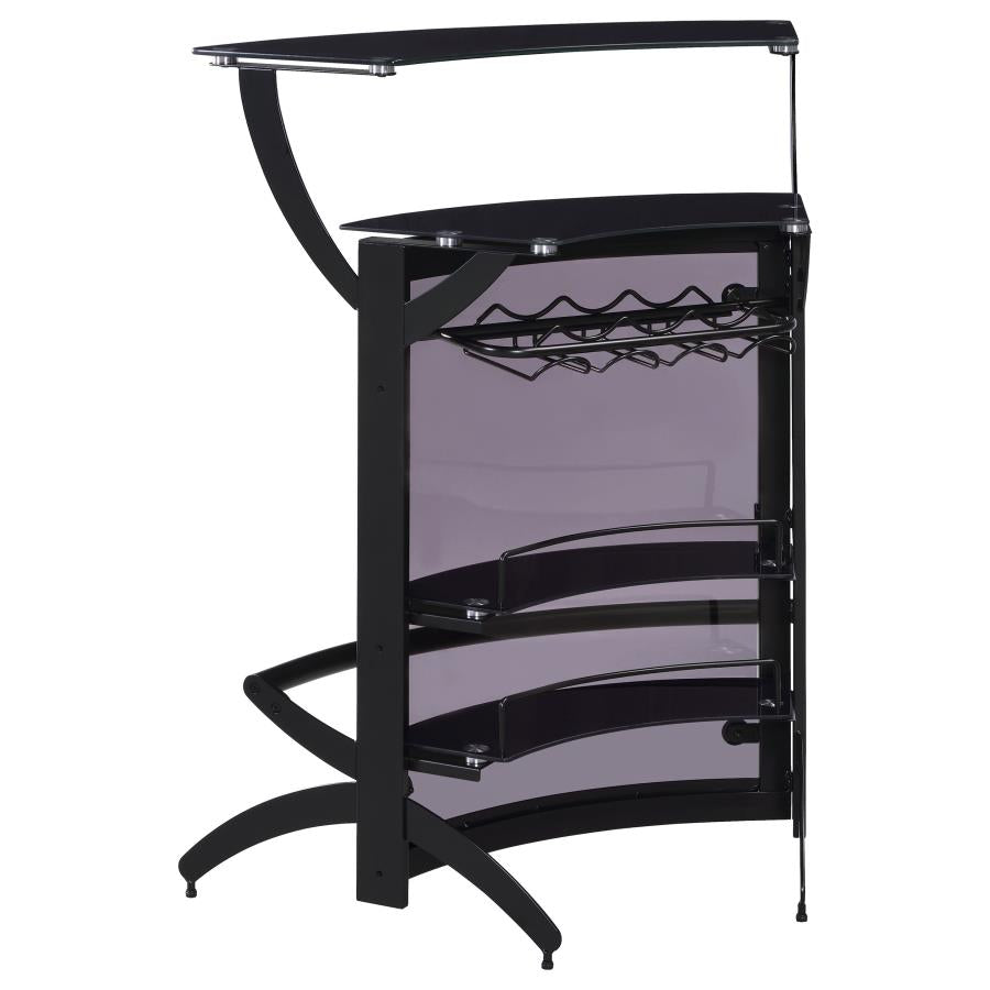 Dallas Black Home Bar - MyWaynesHome #