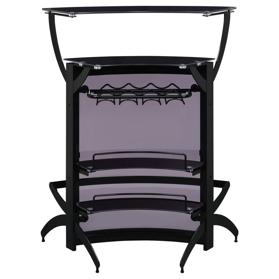 Dallas Black Home Bar - MyWaynesHome #