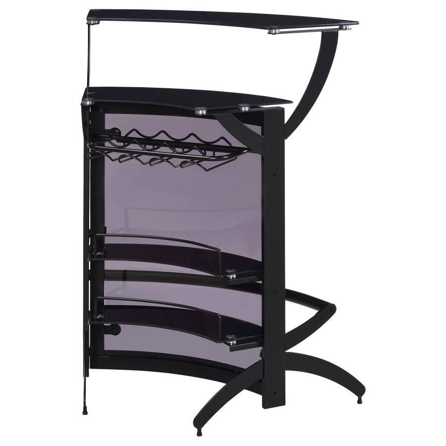 Dallas Black Home Bar - MyWaynesHome #