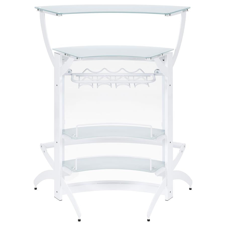 Dallas White Home Bar - MyWaynesHome #