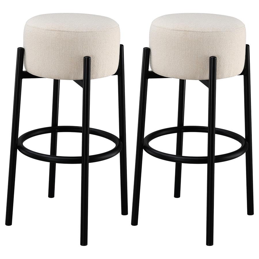Leonard Beige Bar Stool - MyWaynesHome #