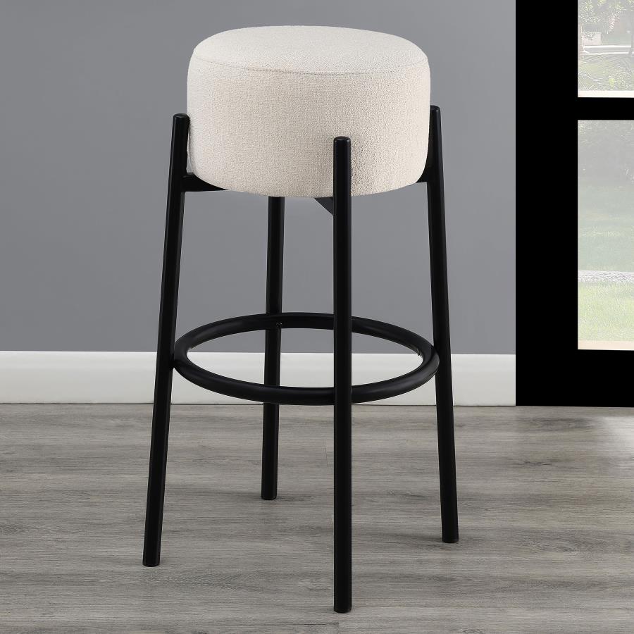 Leonard Beige Bar Stool - MyWaynesHome #