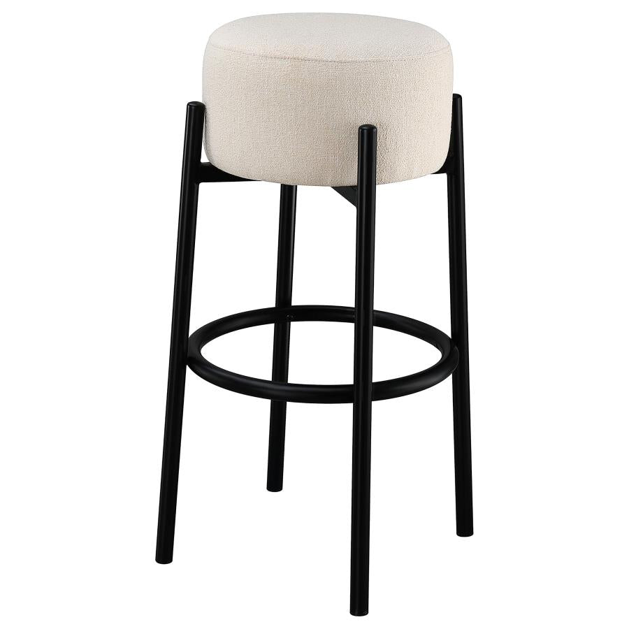 Leonard Beige Bar Stool - MyWaynesHome #