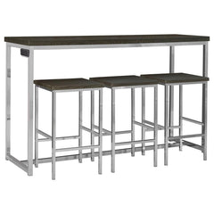Cassidy Brown 4 Pc Counter Height Dining Set - MyWaynesHome #
