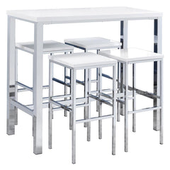 Natividad White 5 Pc Bar Set - MyWaynesHome #