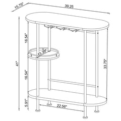 Ferguson Black Home Bar - MyWaynesHome #