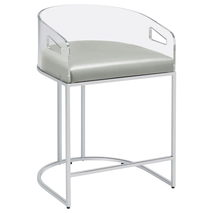 Thermosolis Clear Counter Stool - MyWaynesHome #