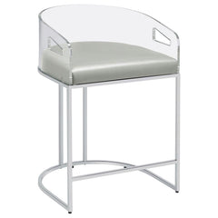 Thermosolis Clear Counter Stool - MyWaynesHome #