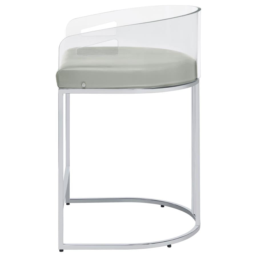 Thermosolis Clear Counter Stool - MyWaynesHome #