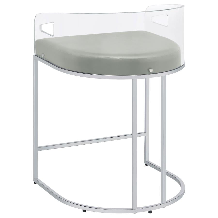 Thermosolis Clear Counter Stool - MyWaynesHome #