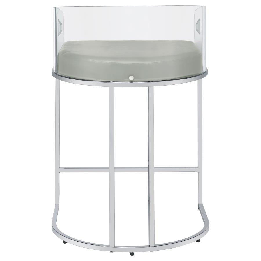 Thermosolis Clear Counter Stool - MyWaynesHome #