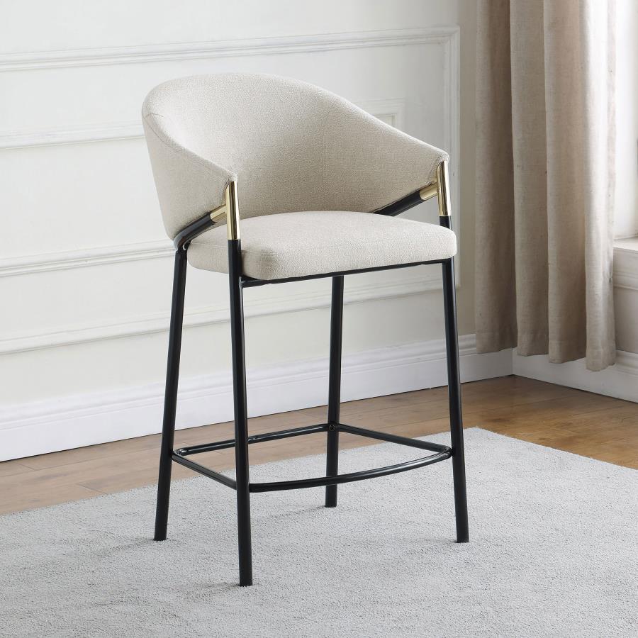 Chadwick Beige Counter Stool - MyWaynesHome #