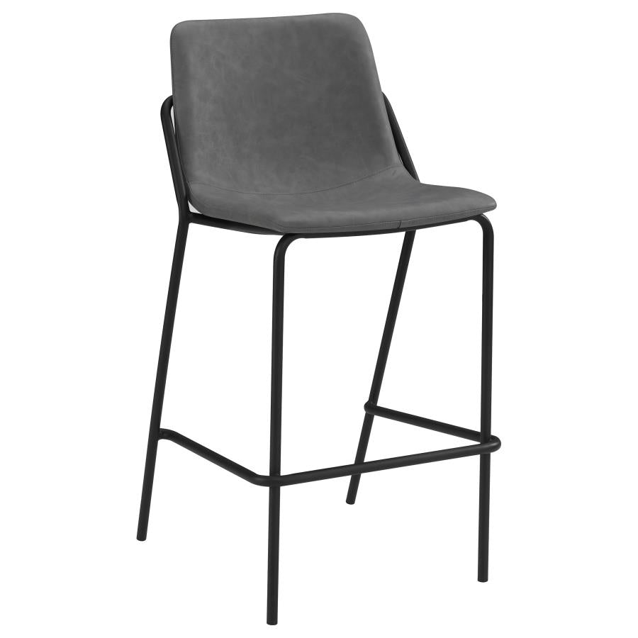 Earnest Grey Bar Stool - MyWaynesHome #