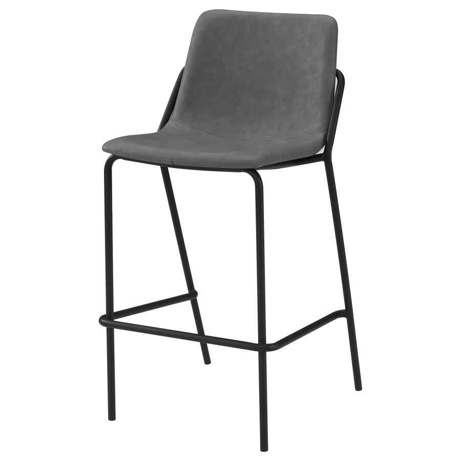 Earnest Grey Bar Stool - MyWaynesHome #