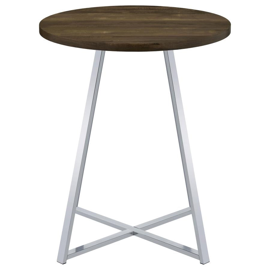 Burkhart Brown Bar Table - MyWaynesHome #