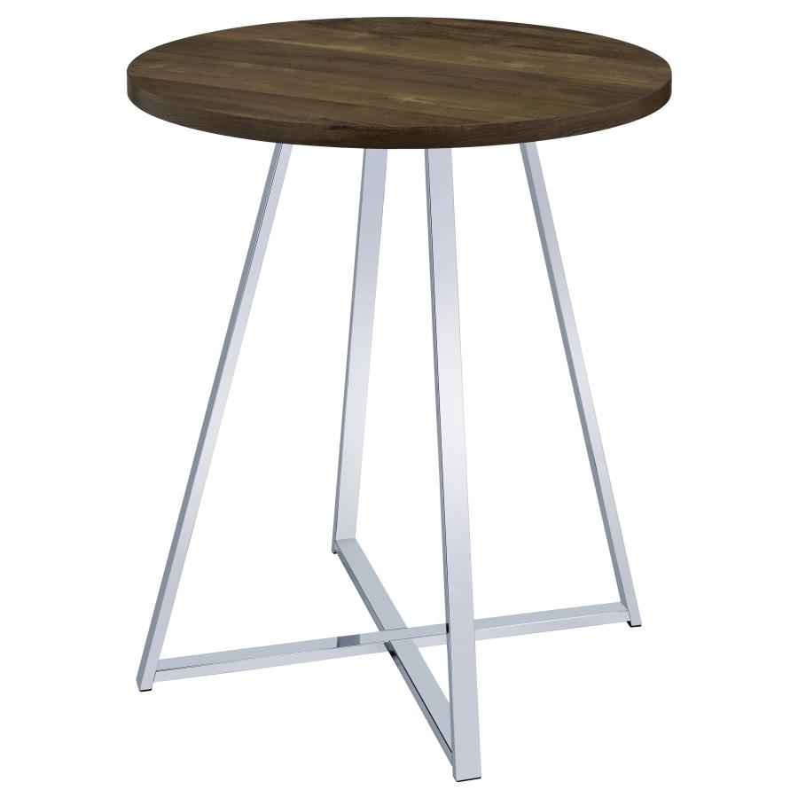Burkhart Brown Bar Table - MyWaynesHome #