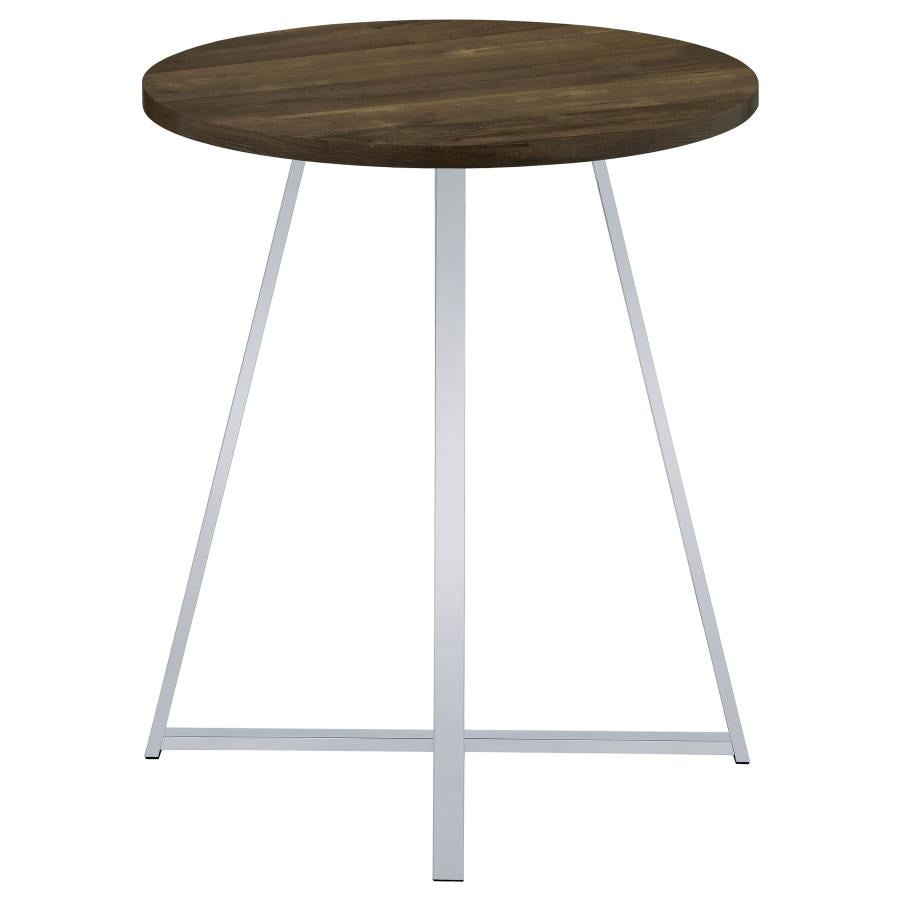 Burkhart Brown Bar Table - MyWaynesHome #