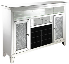 Melinda Silver Bar Cabinet - MyWaynesHome #