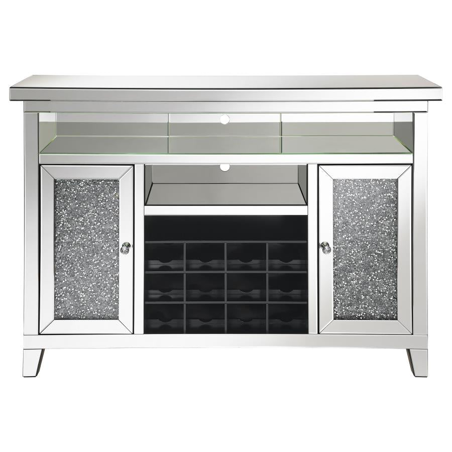 Melinda Silver Bar Cabinet - MyWaynesHome #