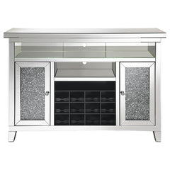 Melinda Silver Bar Cabinet - MyWaynesHome #