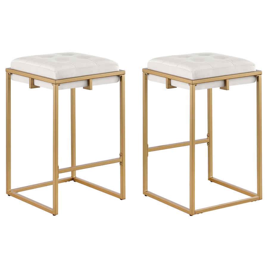 Nadia Beige Counter Stool - MyWaynesHome #