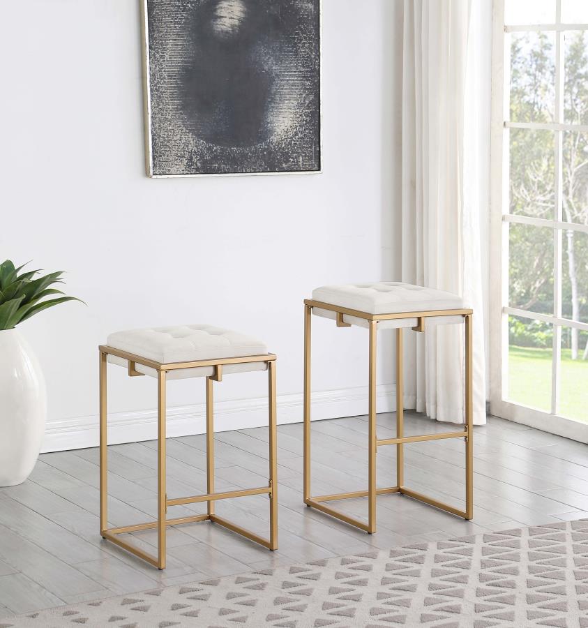 Nadia Beige Counter Stool - MyWaynesHome #