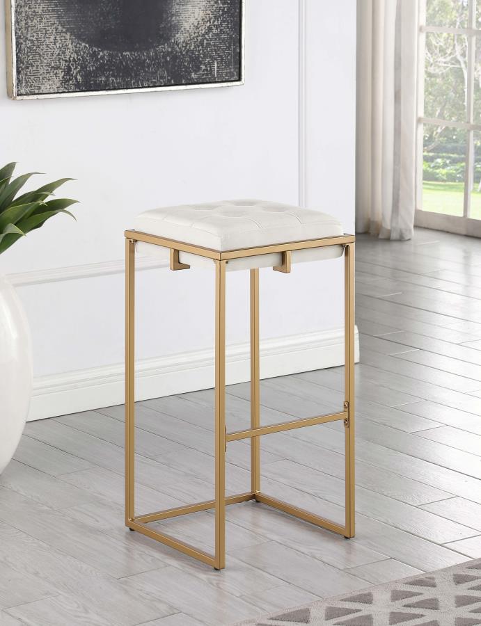 Nadia Beige Bar Stool - MyWaynesHome #