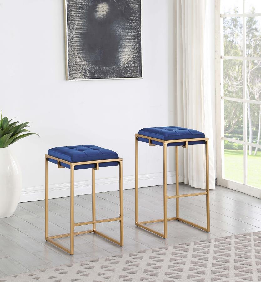 Nadia Blue Counter Stool - MyWaynesHome #