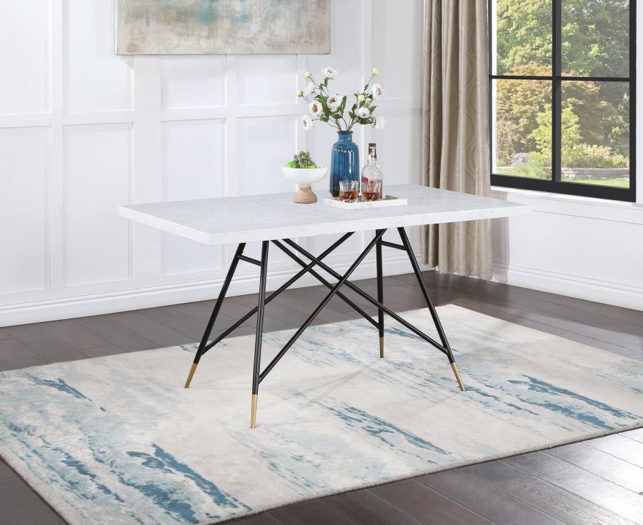 Gabrielle White Dining Table - MyWaynesHome #