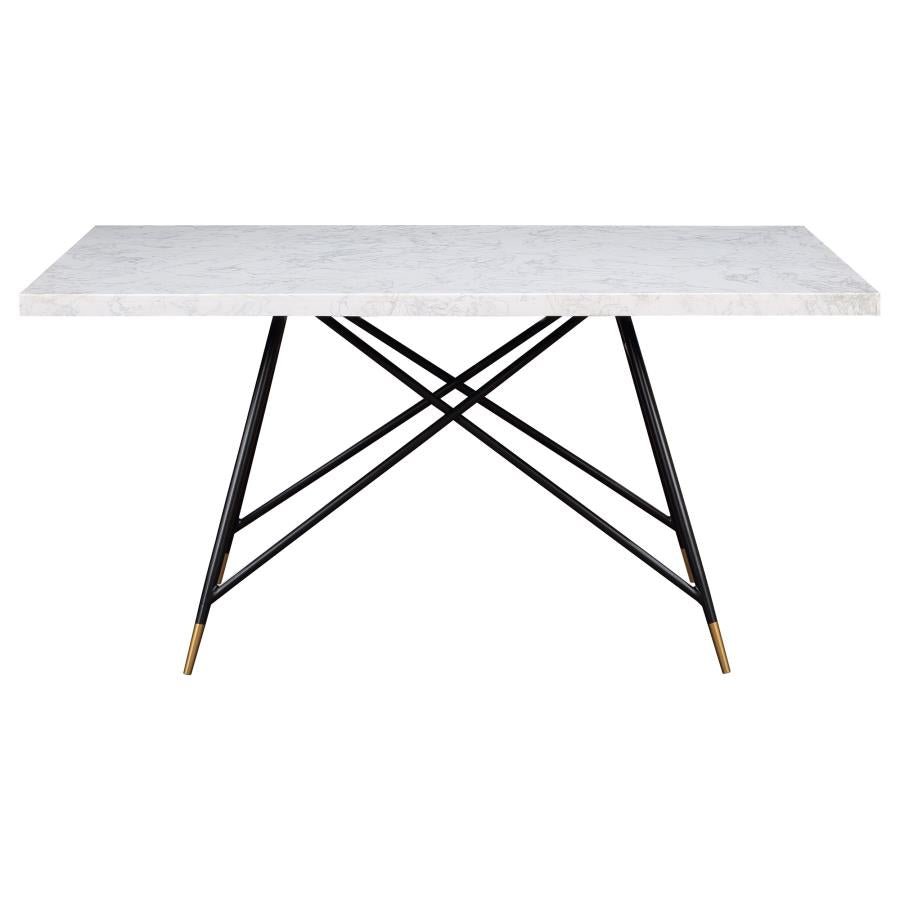 Gabrielle White Dining Table - MyWaynesHome #