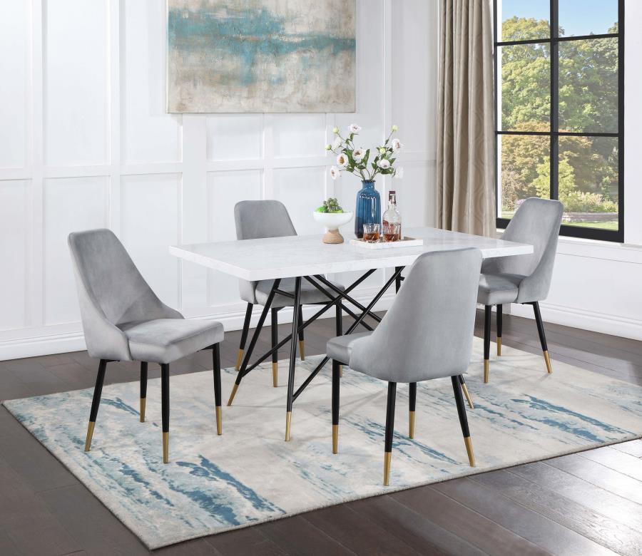 Gabrielle White Dining Table - MyWaynesHome #