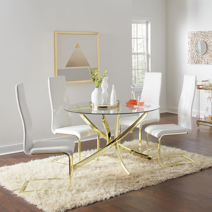 Montclair White Side Chair - MyWaynesHome #