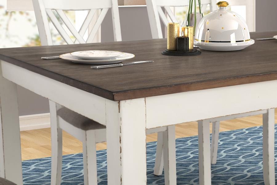 Fortress Ivory 7 Pc Dining Set - MyWaynesHome #