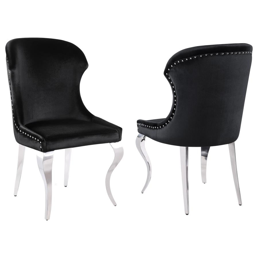 Cheyanne Black Side Chair - MyWaynesHome #