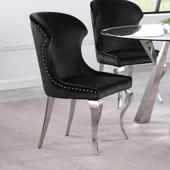 Cheyanne Black Side Chair - MyWaynesHome #