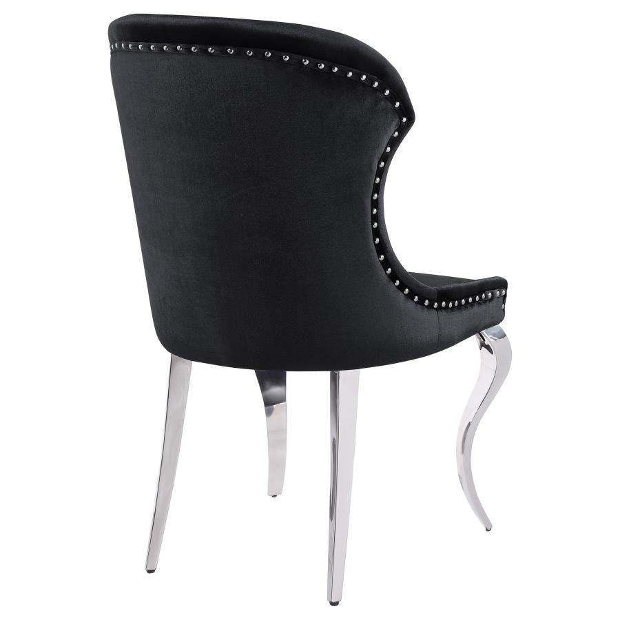 Cheyanne Black Side Chair - MyWaynesHome #