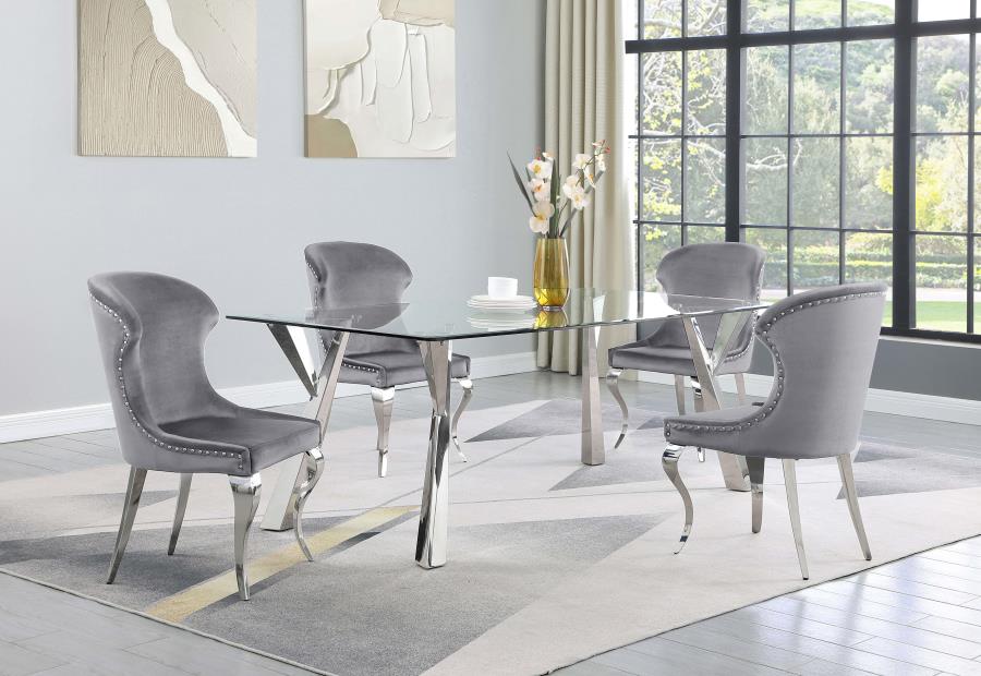Cheyanne Grey Side Chair - MyWaynesHome #