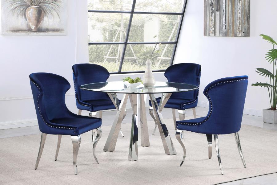 Cheyanne Blue Side Chair - MyWaynesHome #