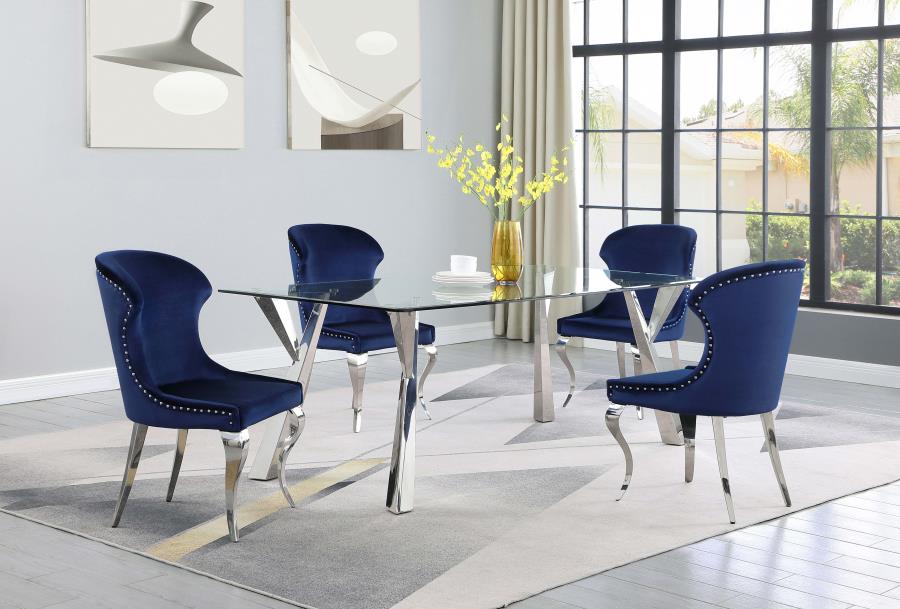 Cheyanne Blue Side Chair - MyWaynesHome #