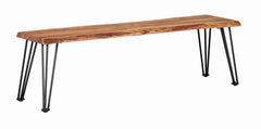 Sherman Brown Bench - MyWaynesHome #