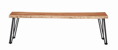 Sherman Brown Bench - MyWaynesHome #