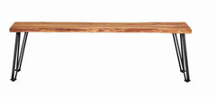 Sherman Brown Bench - MyWaynesHome #