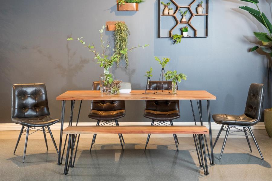 Sherman Brown Bench - MyWaynesHome #