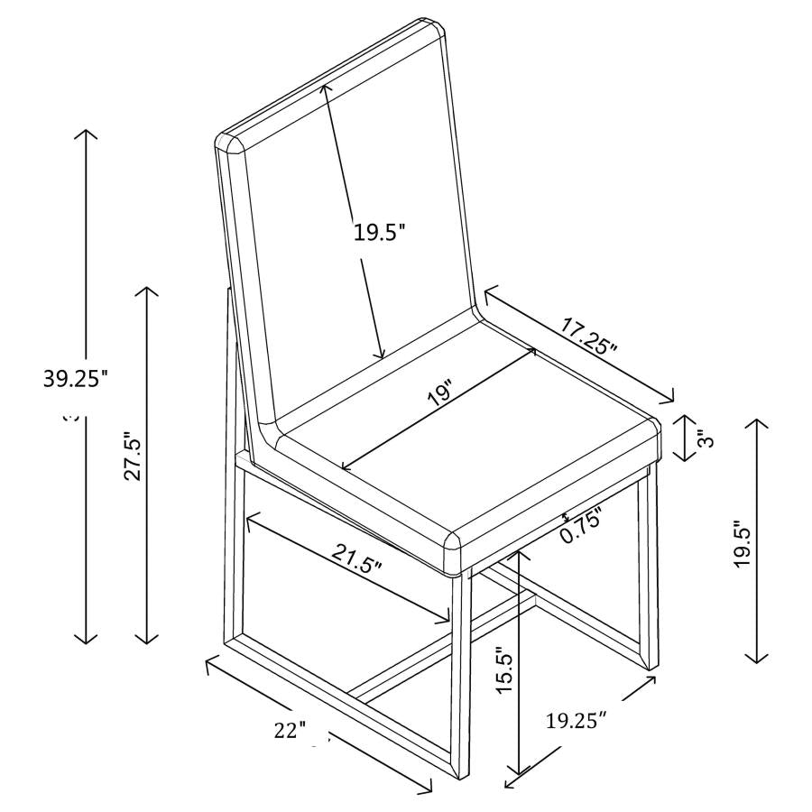 Conway Grey Side Chair - MyWaynesHome #