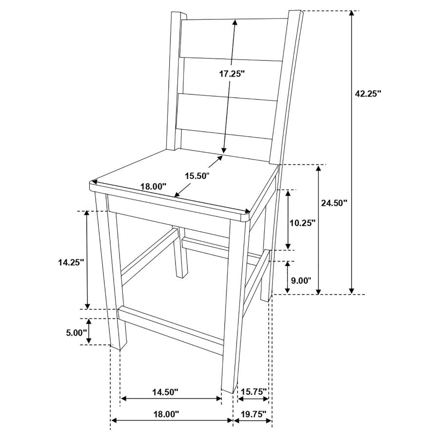 Coleman Brown Counter Stool - MyWaynesHome #