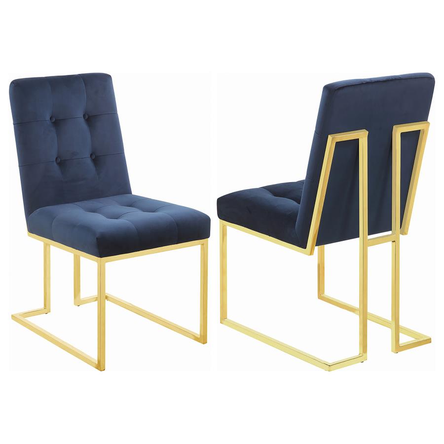 Cisco Blue Side Chair - MyWaynesHome #
